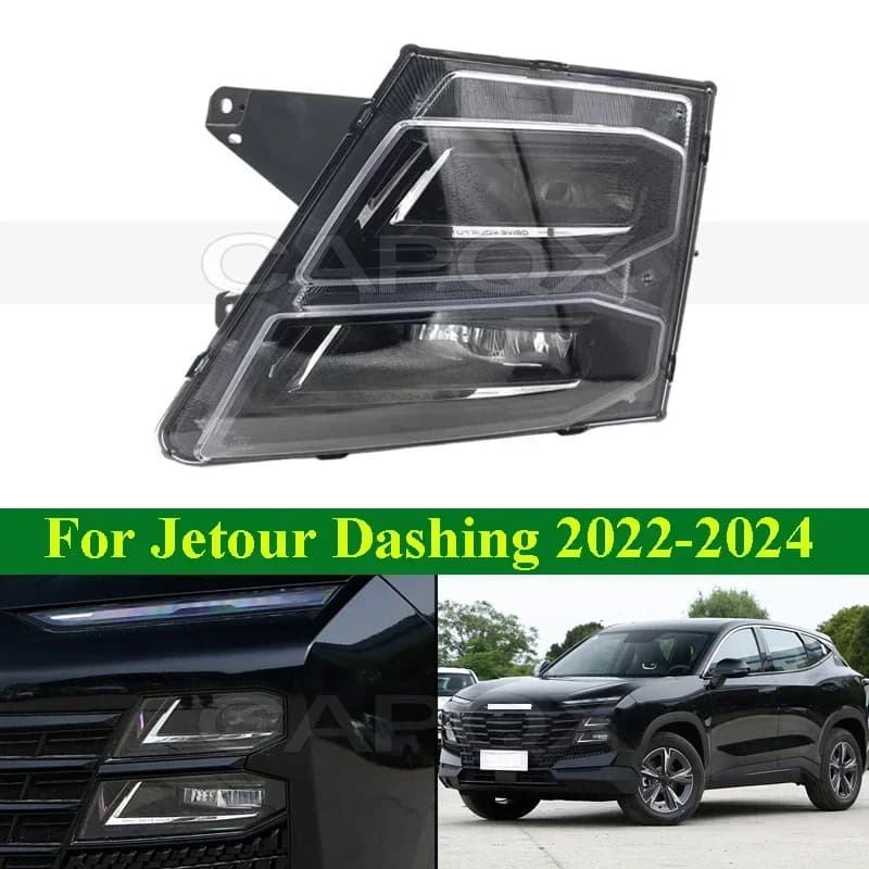 CAPQX Original Front Bumper Head Light Head Lamp Foglight For Jetour Dashing 2022-2024 Headlight Headlamp Fog Light Lamp