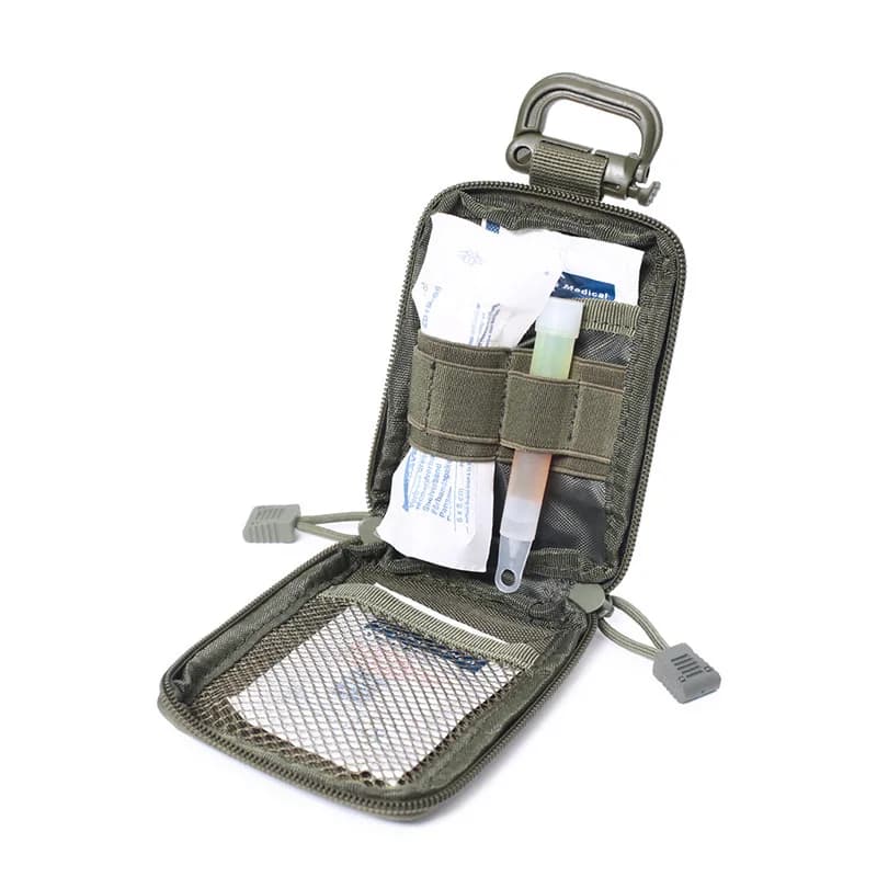 Borsa Porta Attrezzi Molle EDC per Sport all'Aperto, Piccola Borsa Tascabile, Organizer EMT, Accessori per Viaggi, Escursionismo, Campeggio, Caccia, Marsupio