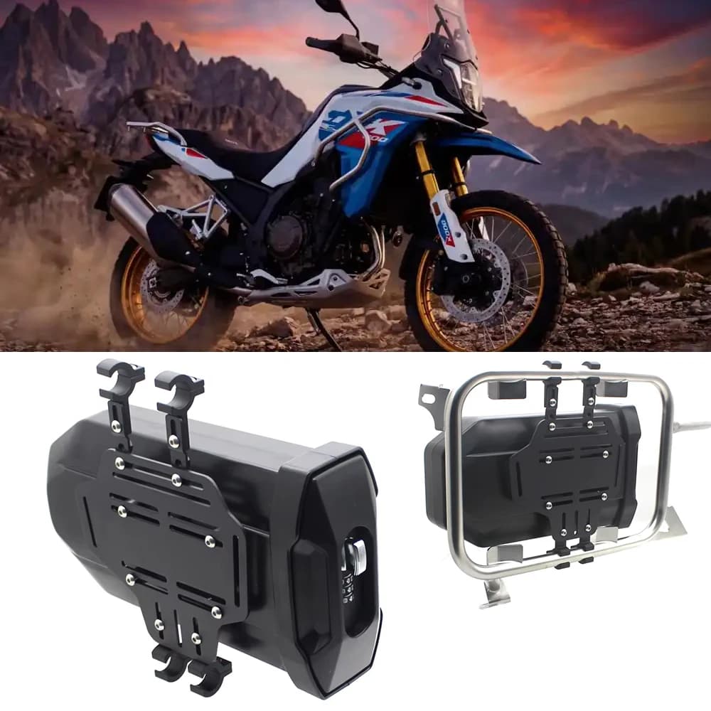Per KOVE 800X 800 X RALLY 800X ADV Super Adventure Cassetta degli attrezzi laterale Cassetta degli attrezzi decorativa impermeabile Kit di pronto soccorso/avviamento laterale