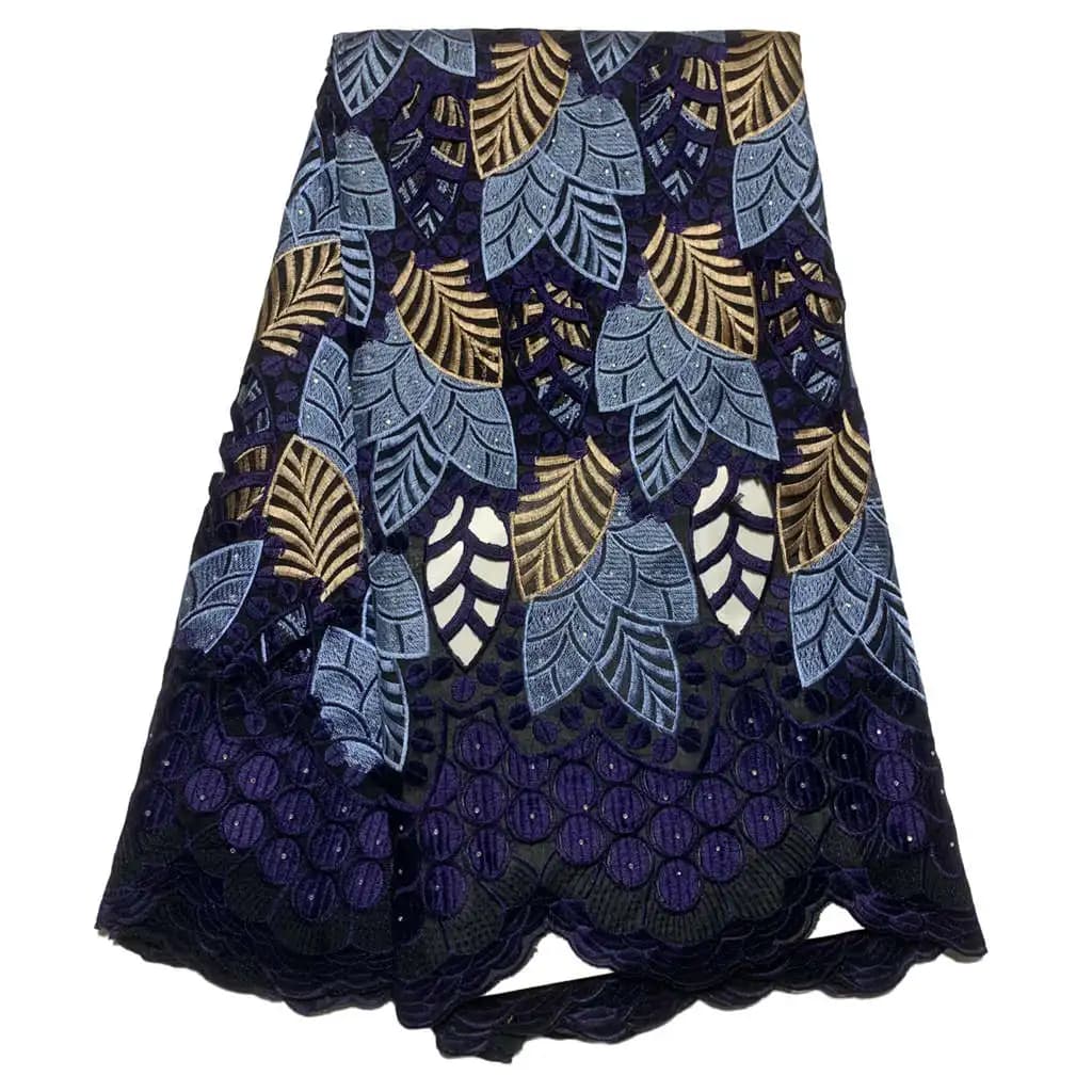 Nigerian Guipure Cotton Lace Fabric for Couture Sewing, Elegant Evening Gown,Embroidery Voile Lace, Luxury Quality, 2025 Lastest