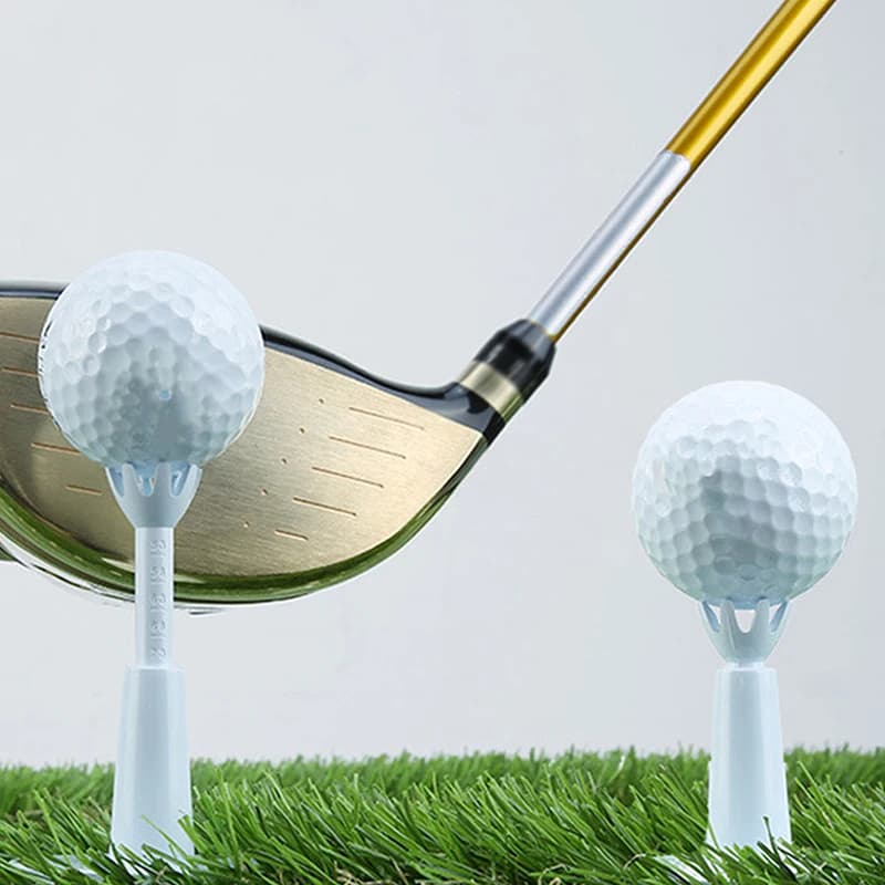 1/2 Pezzi Tee da Golf in Plastica Regolabili in Altezza, Resistenti, per Allenamento, Accessori Professionali per Golfisti
