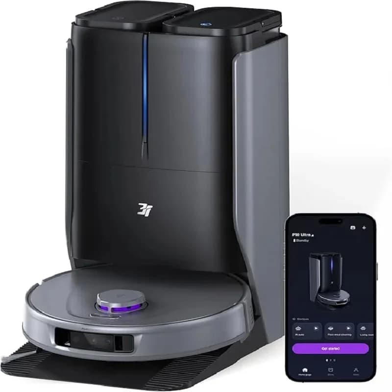 Nuovissimo Robot Aspirapolvere e Lavapavimenti 3i P10 Ultra - Pad Estensibile per Pulizia di Bordi e Angoli, Aspirazione 18000 Pa, Pulizia Profonda, Au