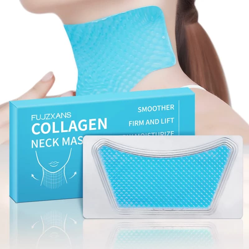 Collagen Neck Mask: Firm, Brighten & Hydrate. Anti-Aging, Tighten, Nourish, Smooth Wrinkles. Deep Moisturize for Youthful Neck S