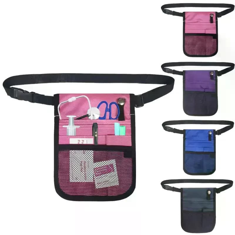 Nurse Organize Pack Multi Compartment Waterproof Thicken Oxford Fabric Nursing Waist Bag Nursing Organize Pack Nursing Pack Belt