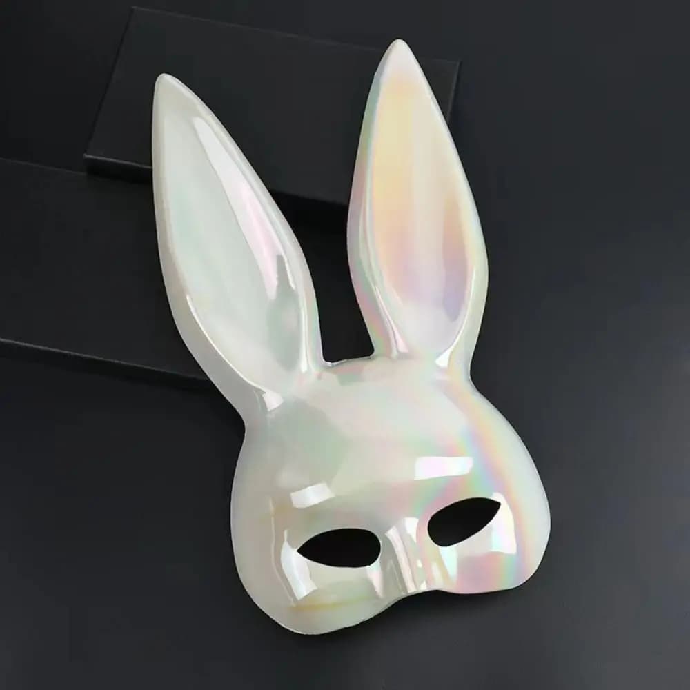 Sexy cosplay mask with rabbit ears Rabbit ears Soul games Cover for face Colorful mask for dressing Half Christmas mask