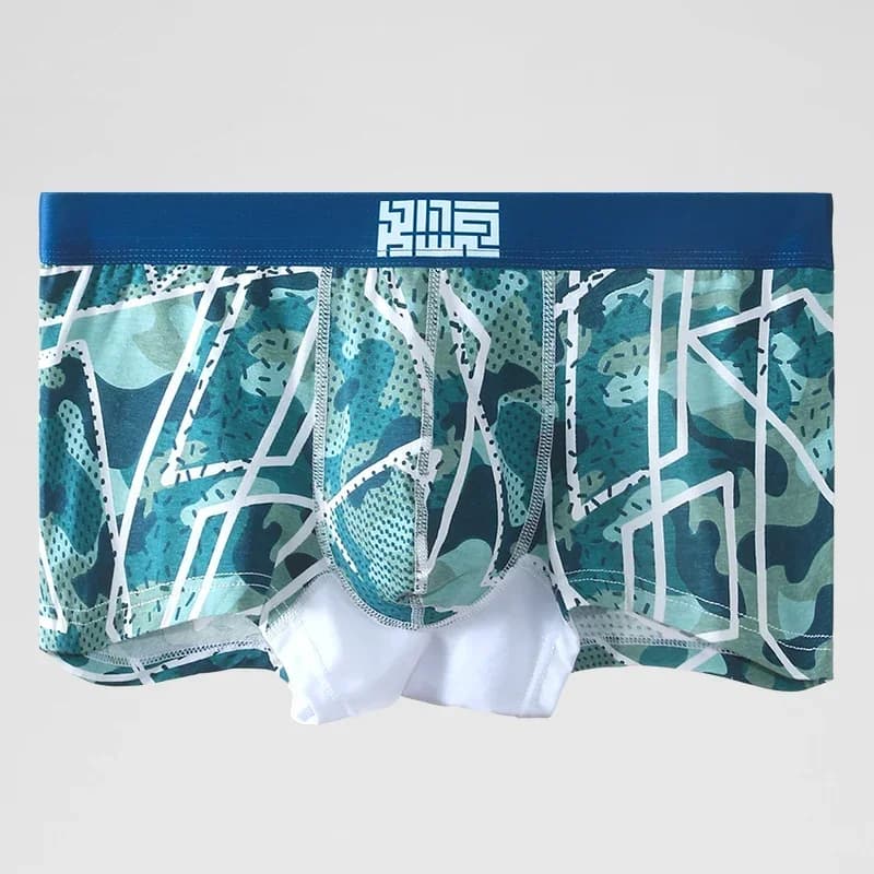 1pc Men's underwear Men's cotton boxers youth trend personality boys comfortable breathable boxer shorts head underpants