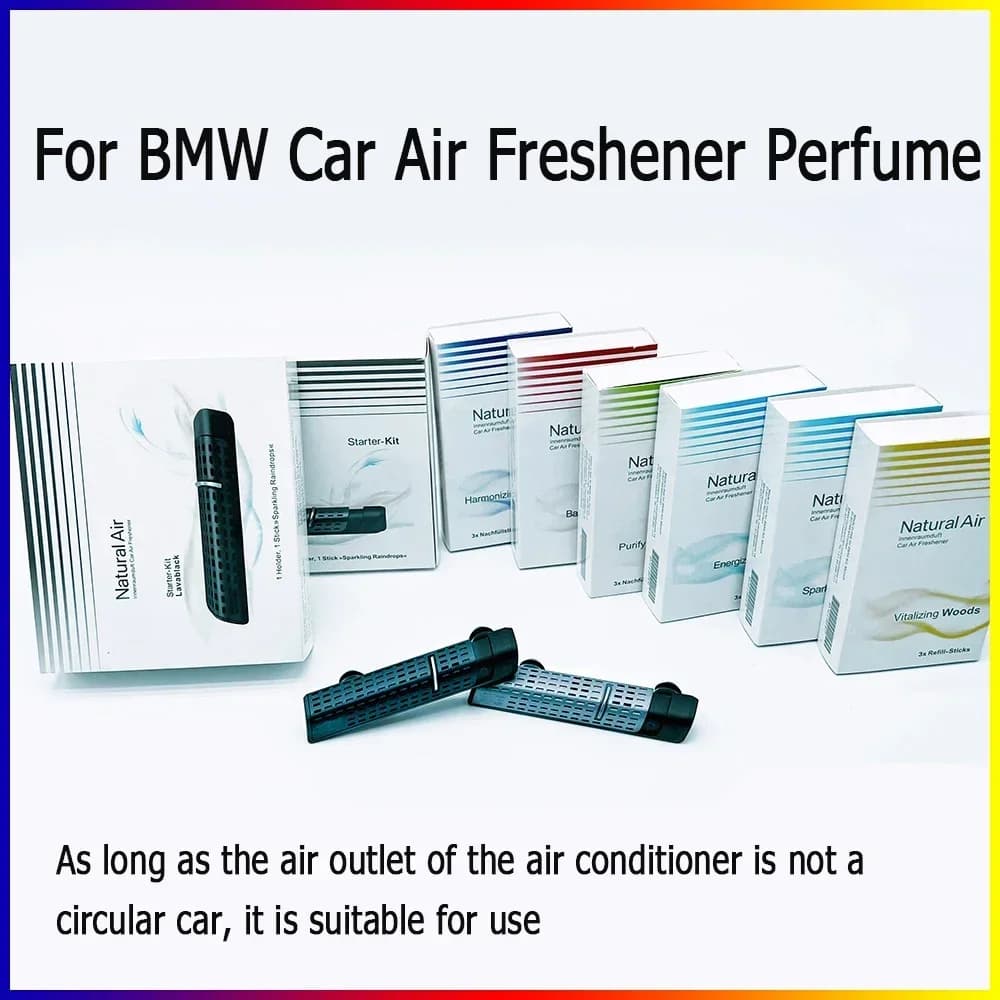 For BMW Car Deodorant Perfume 5 Odore Original Air Output Clip for aromatherapy Interior accessories car Solid perfume