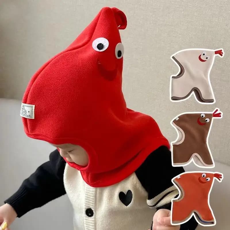 SXH 1 Piece Children's Shoe Boots Winter Autumn, Eyelet Protection, Baby Cap Hot for Baby and Baby, Nice Balaclava Hat
