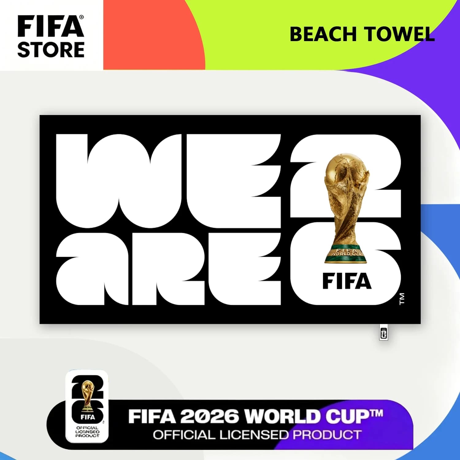 Asciugamano da Spiaggia in Microfibra FIFA 2026 World Cup ad Asciugatura Rapida, Poncho con Cappuccio per Nuoto, Accappatoio Assorbente per Uomo e Donna
