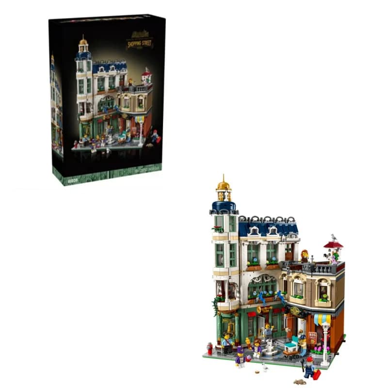 3456 Pezzi 11371 Set di Costruzioni Educative per Bambini, Gioco Educativo, Regalo, Modello di Assemblaggio Scena di Strada