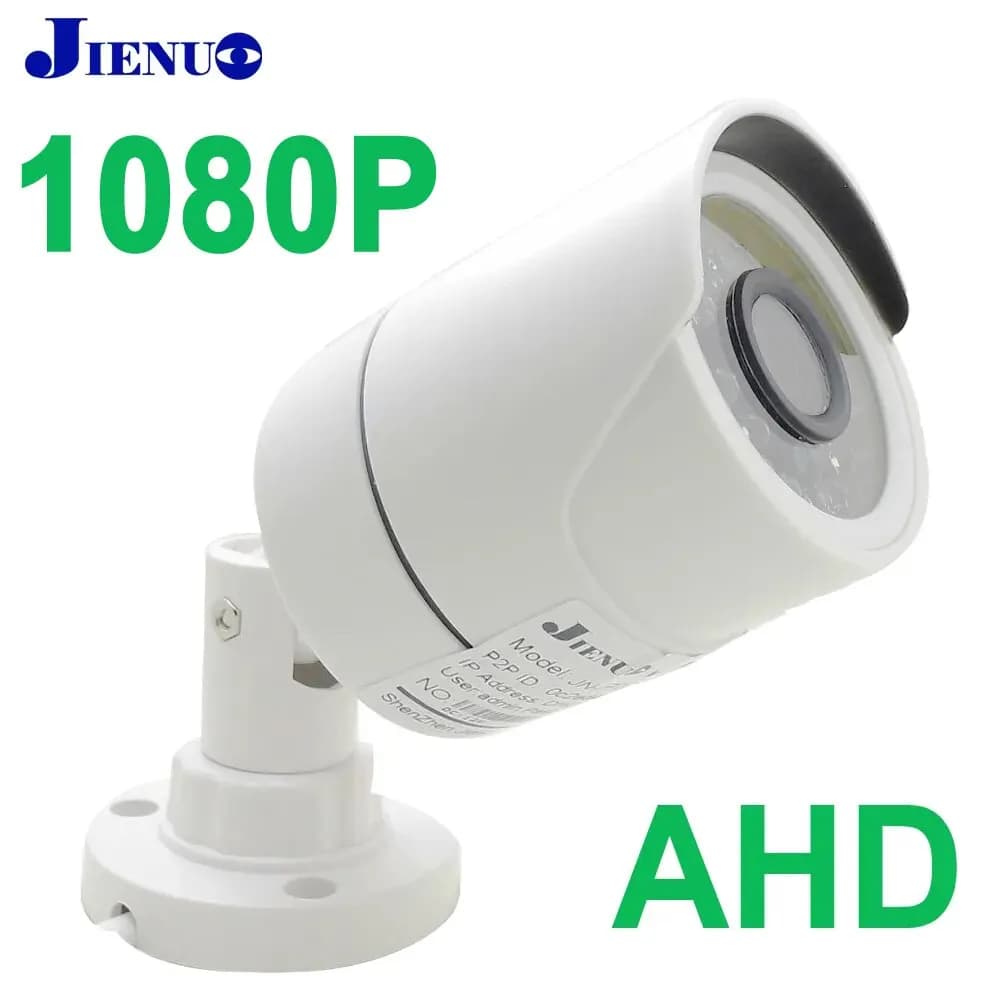 Telecamera AHD 1080P AHD sorveglianza di sicurezza telecamera domestica cablata a proiettile per visione notturna a infrarossi CCTV impermeabile ad alta definizione per esterni