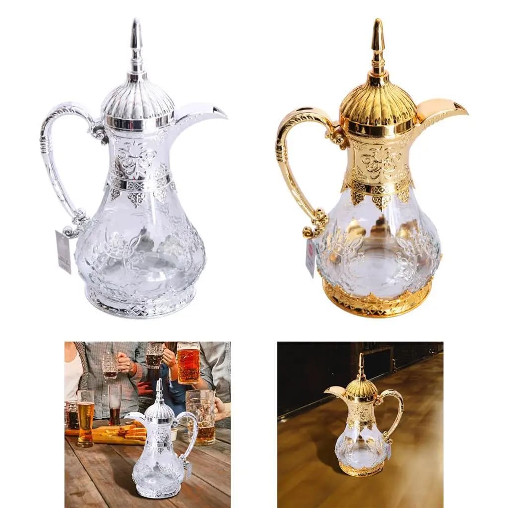 Caffettiera araba Teiera araba Dispenser per bevande domestiche Pratico caffettiera versatile per cucina da campeggio