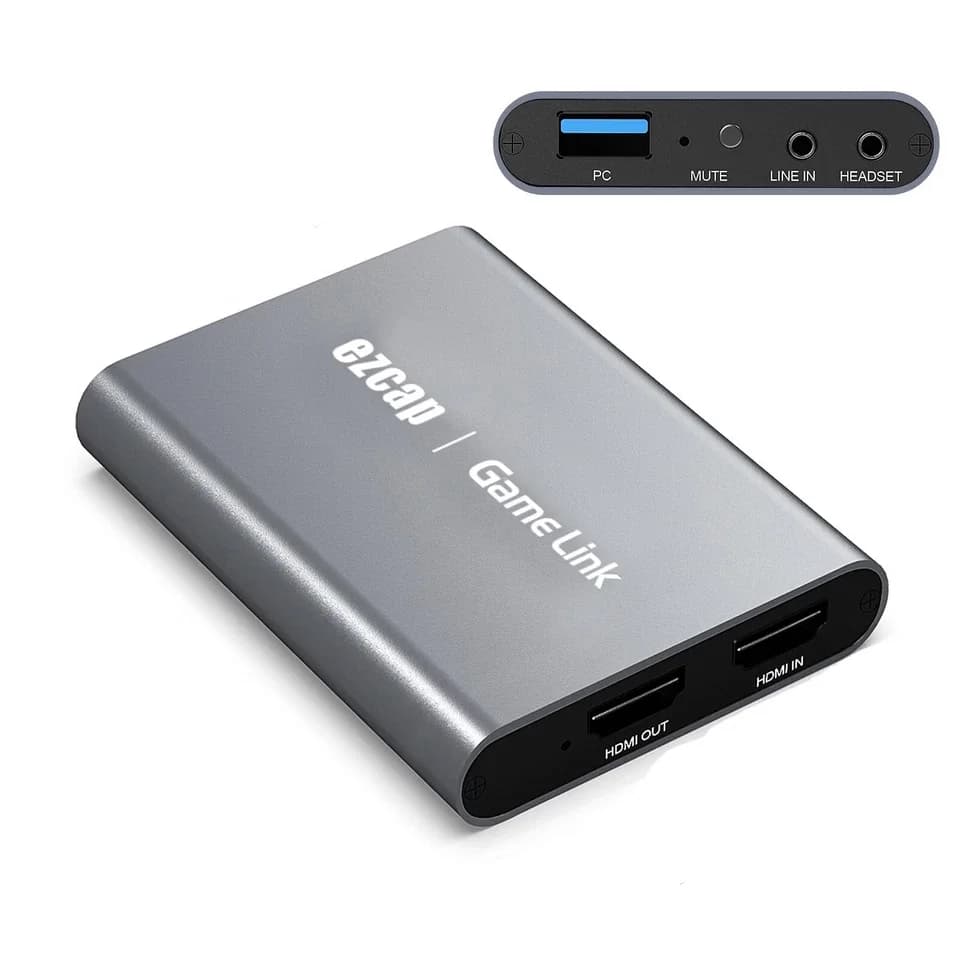 Scheda di acquisizione video USB 3.0 HDMI Loop 4K 60Hz per PS3 Xbox Phone Registrazione di giochi 1080P 60fps 4Kp18 PC Streaming live Microfono Voce In