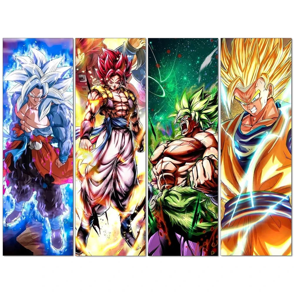 Large Sizes Diamond Painting Pictures Anime Super Saiyan Mosaic Cross Stitch Kit DIY Home Decor Adult Crafts New Work