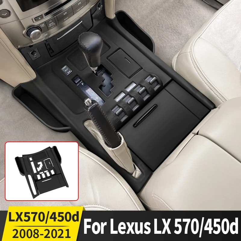 Per Toyota 2008-2021 Lexus LX570 570 LX450d, Tappetino Protettivo per Controllo Centrale, Antipolvere, Facile da Pulire, Accessori per Interni