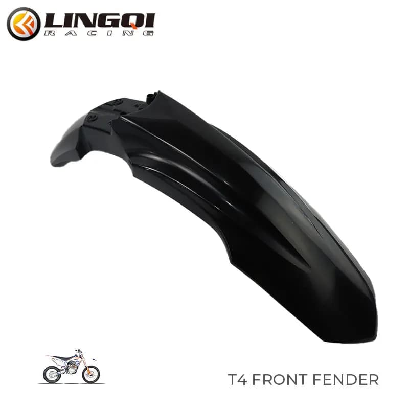 LYNNCHI Moto T4 Parafango Anteriore Parafango Copertura In Plastica Borsette Parafango Per KAYO T 4 Pit Dirt Bike Motocross Accessori