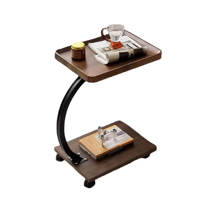 Comodino portatile multifunzionale regolabile Executive Mobile Computer Pc Ufficio Laptop Supporto da scrivania Tavolino da letto con ruote
