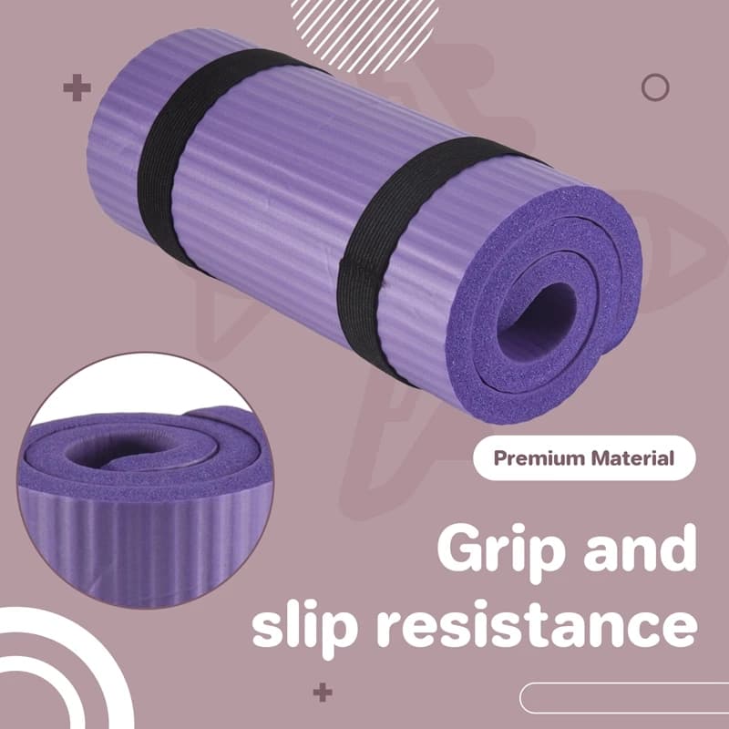 Yoga mat, pilates mat, professional yoga mat with anti-slip rubber elbow support, suitable for pilates floors