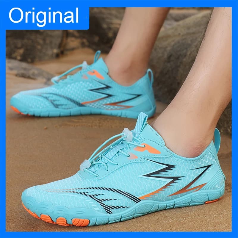 Scarpe Acquatiche Unisex per Mare, Nuoto, Surf, Sneakers a Piedi Nudi per Risalita Fiumi, Asciugatura Rapida, Antiscivolo, Sandali a Cinque Dita Resistenti all'Usura