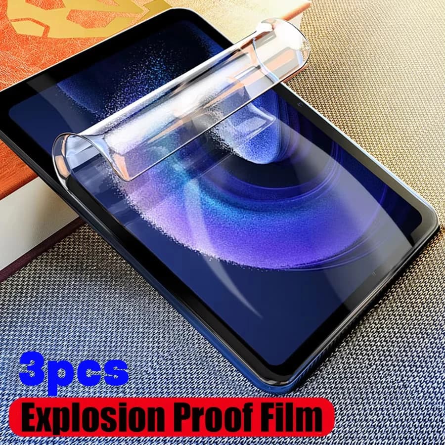 3 pezzi pellicola idrogel per Xiaomi Pad Pro 10.6 11 8.7 Mi Pad 6S Pro 12.4 5 6 7 Pro 11 Pad 6 Max 14 protezione schermo morbida a copertura totale