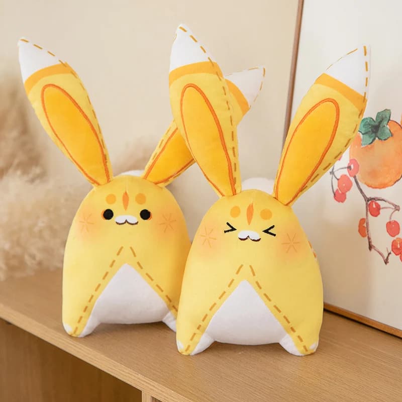 Genshin Impact giocattoli di peluche carino Yuegui coniglio bambole Cosplay morbido peluche bel coniglietto decorazioni per la casa per bambini ragazze regali