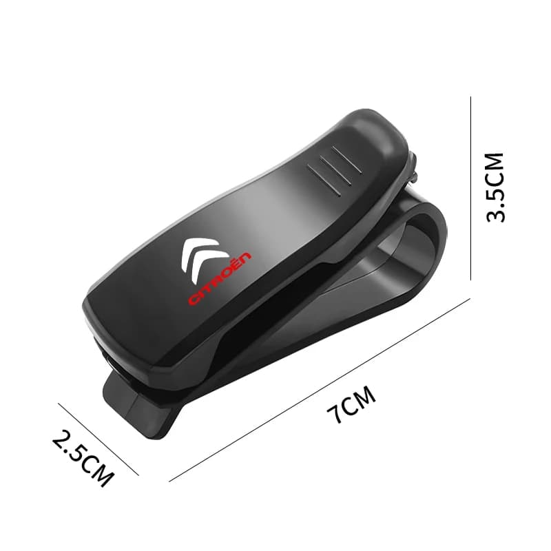 Clip per occhiali da sole e porta carte per visiera parasole auto 2026 Hot per Citroen C1 C2 C3 C4 C5 C6 C8 C4L DS3 DS4