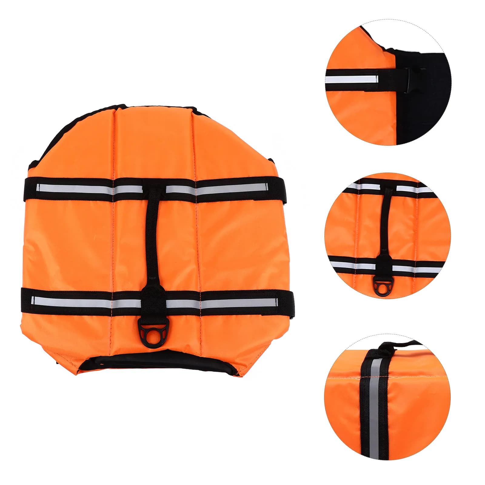 Pet Life Vest for Dogs Puppies Swimming Flotation Vest Breathable Sweat Absorbing Easy Carry Handles Tear Resistant S