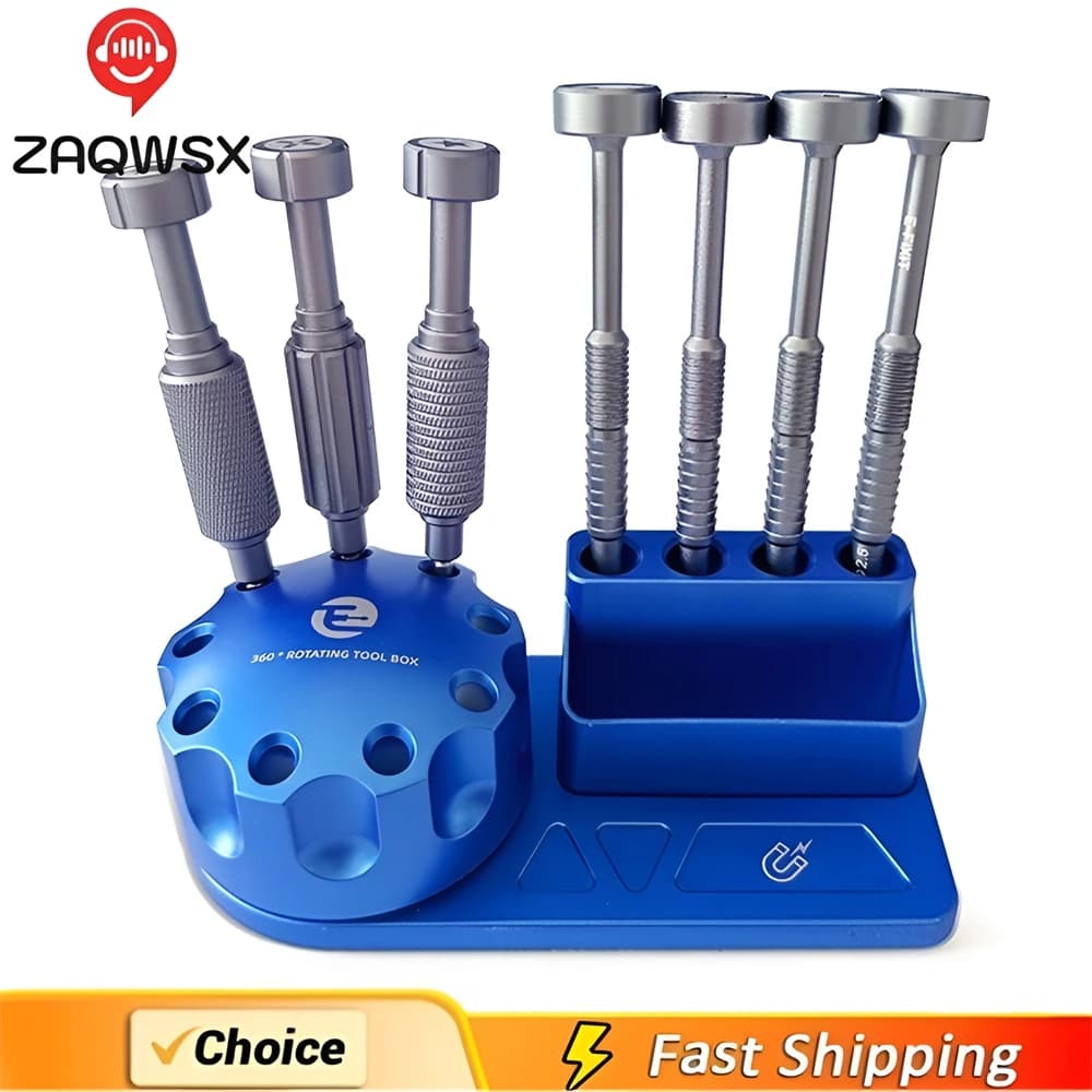 Scatola portaoggetti per strumenti di riparazione per portautensili da tavolo Supporti per cacciaviti Porta morsa per pinza Scatola portaoggetti per manutenzione multifunzionale