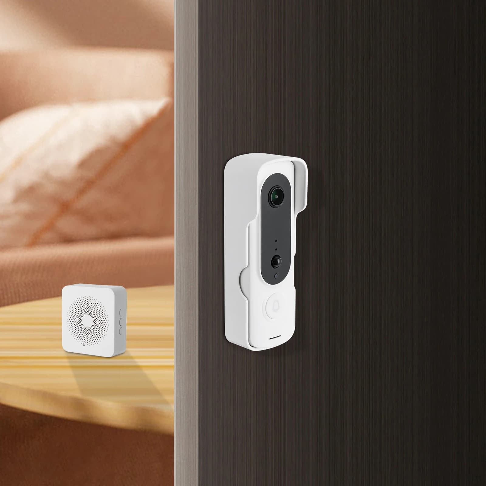 APP Smart Wireless Wifi Video campanello H6 sistema Video intelligente con telecamera per visione notturna SmartSensor per porte e finestre