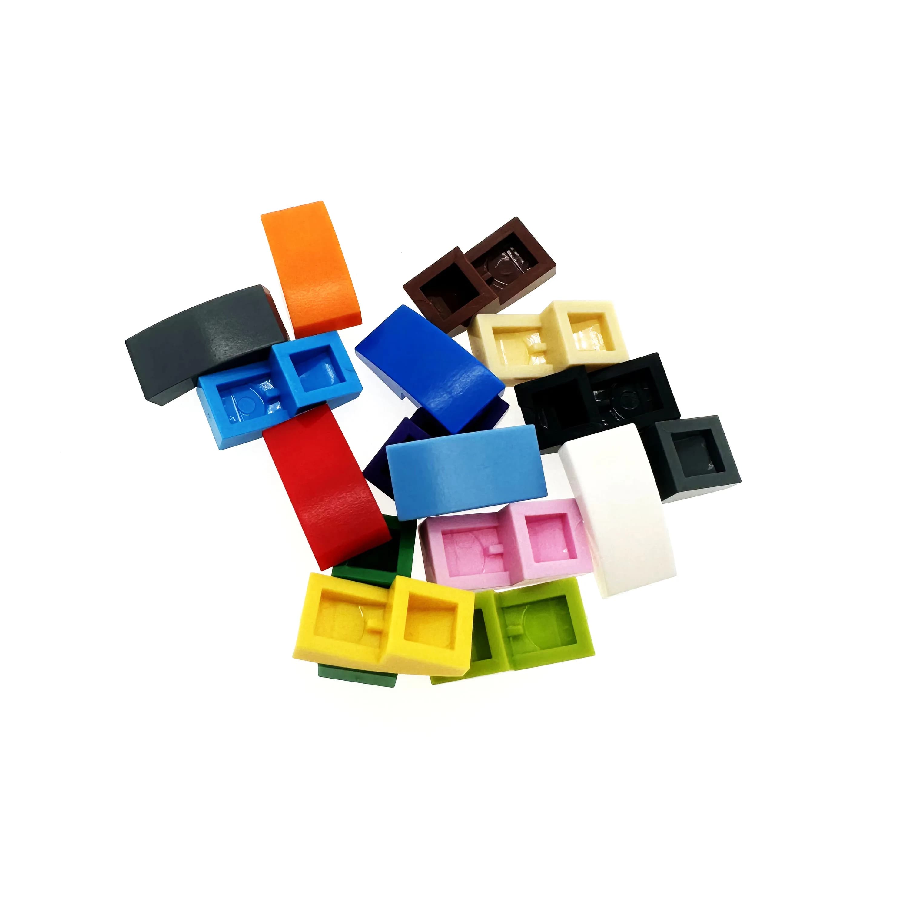 400pcs Build MOC compatibile 67128 assemblano particelle 11477 pendenza curva 2 x1x 2/3 Building Blocks giocattoli educativi fai da te