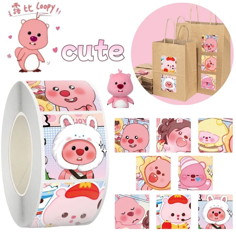 Adesivo cartone animato carino e divertente, nuovo, creativo, di alta qualità estetica, alla moda e personalizzato, adesivo sigillante per diario di studenti, regalo.
