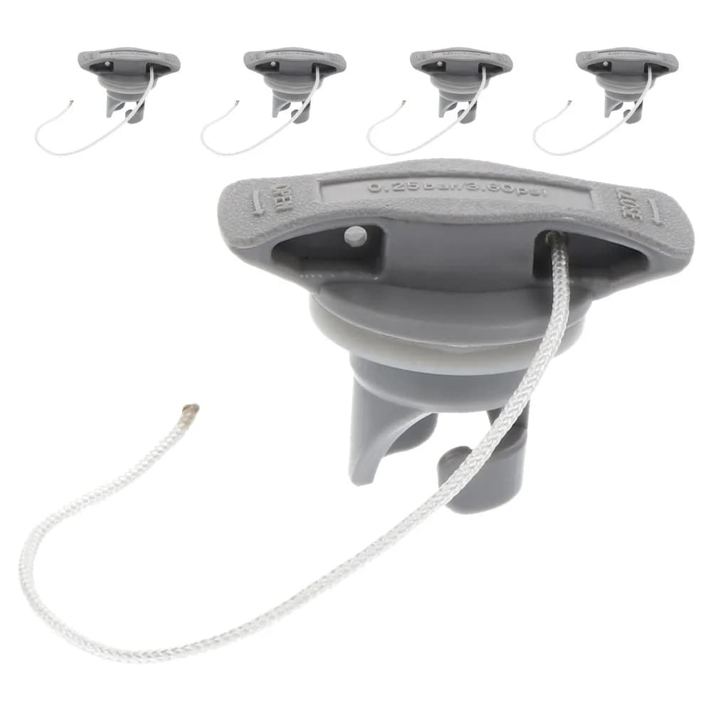5 Pezzi Tappi Valvola Aria per Kayak, Cappucci Valvola per Gommone ad Alta Pressione, Tappi di Scarico per Paddle Board, Accessori di Ricambio