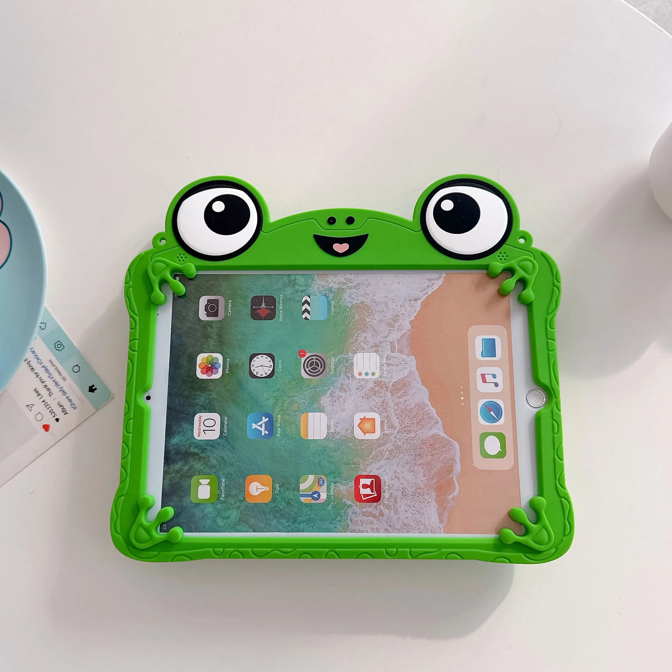 For Xiaomi Redmi Pad SE 11 2 11 inch Cute 3D Cartoon Frog Bracket Soft Silicone Cover Tablet Case