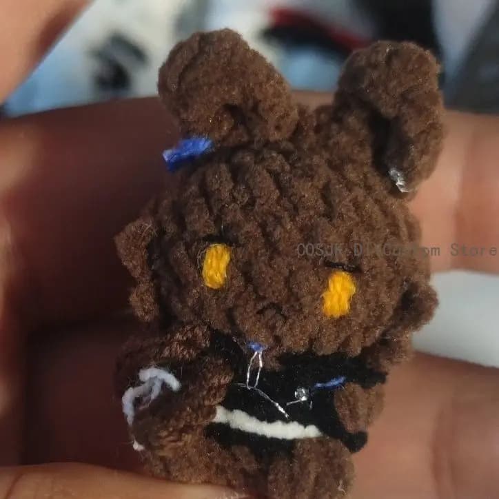 Gioco Arknights Thorns Anime Kawaii Coniglio Cosplay Giocattolo Fatto a Mano Mini Bambola all'Uncinetto Ciondolo Ornamento Regalo per i Fan