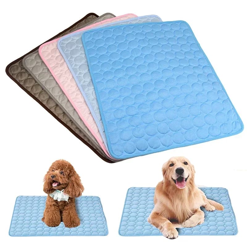 Tappetino rinfrescante estivo per animali domestici, cuscino per cani e gatti, coperta traspirante per divano, tappetino lavabile auto-rinfrescante per animali domestici, accessori per animali domestici