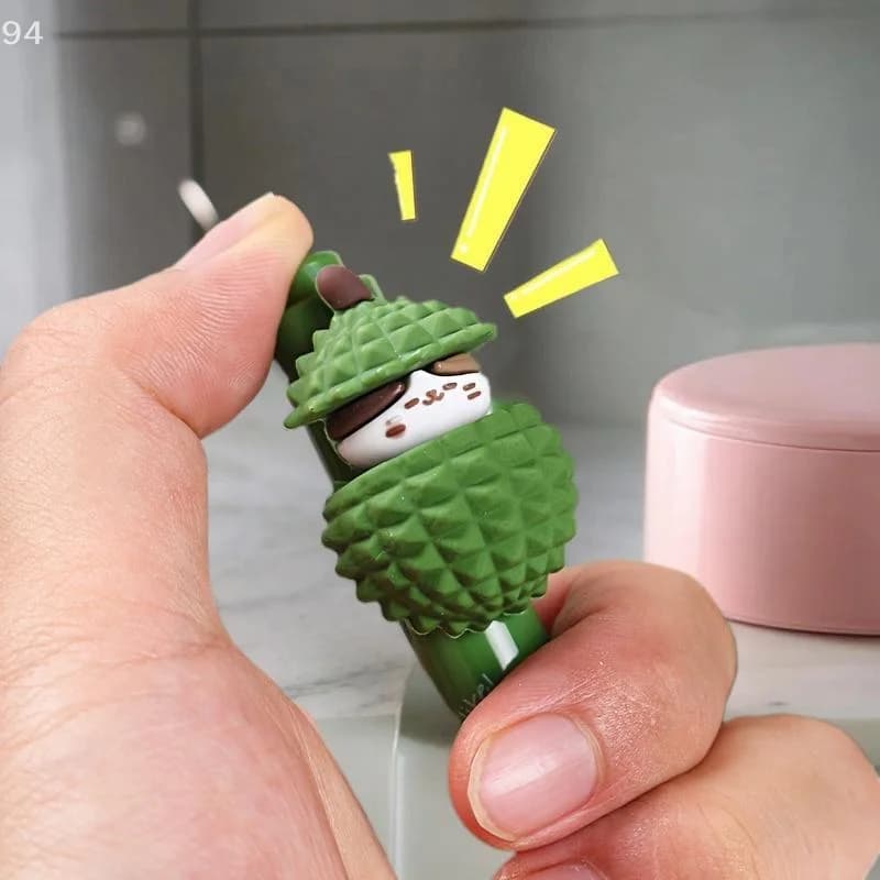 Kawaii Durian Press To See Cat Penna gel Carino 0,5 mm Inchiostro nero Penne firmate Articoli di cancelleria per regali