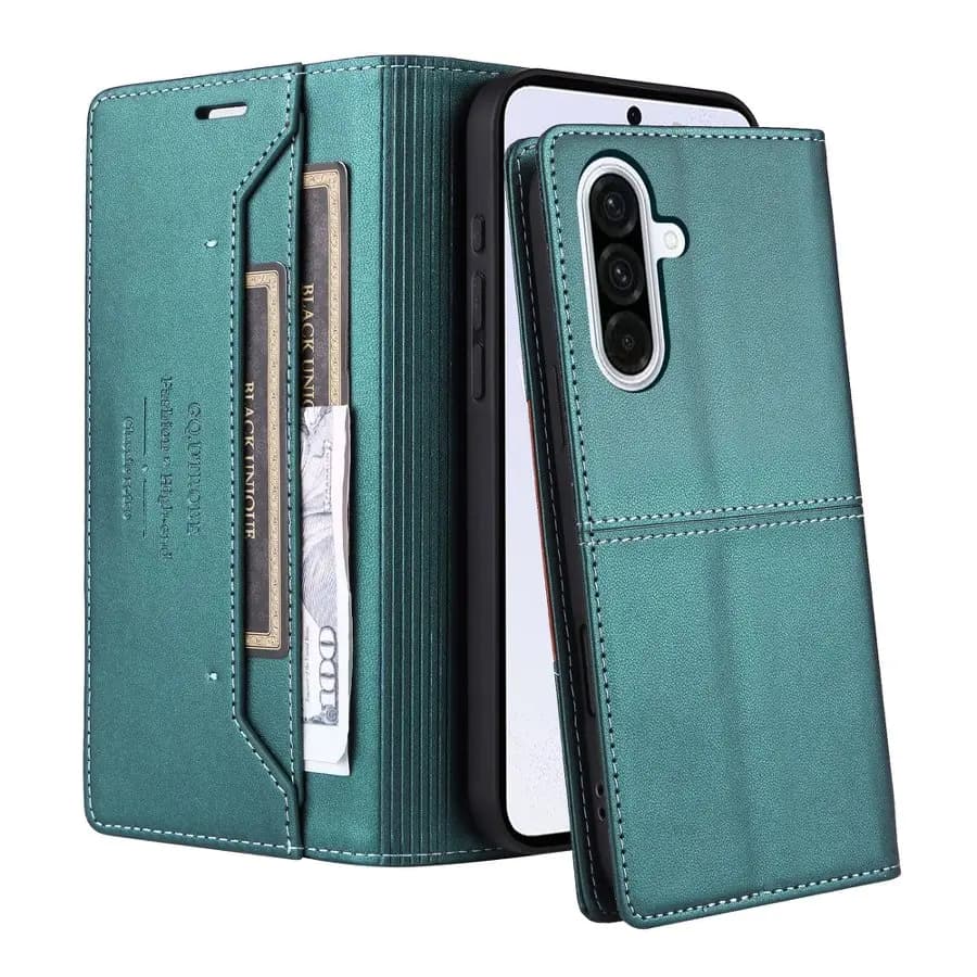 Custodia a libro premium in pelle S25FE S25 Ultra 5G 2025 con protezione a 360° e RFID per Samsung Galaxy S25 FE S25 Edge Plus