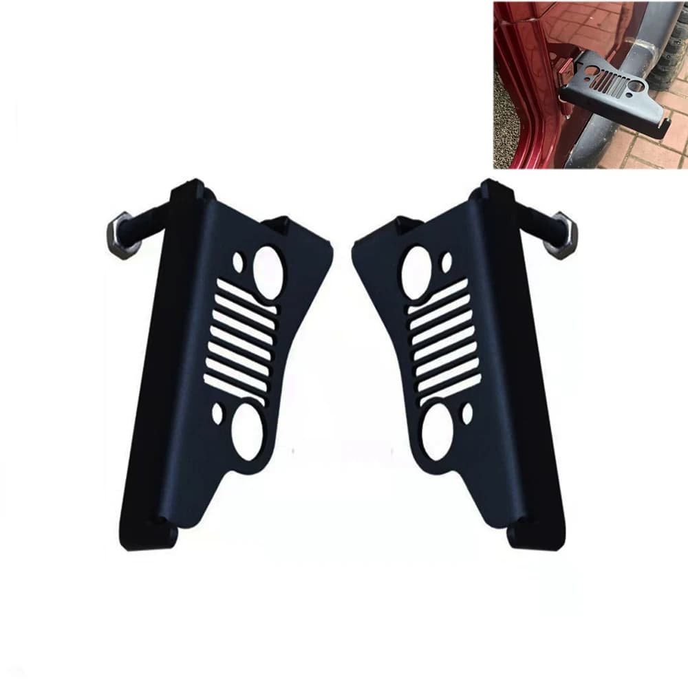 2 pz Porta Laterale Pedane Poggiapiedi Pedale per Wrangler JK JKU JL JLU Sport Sahara Freedom Rubicon 2007-2020 Resto Pedale