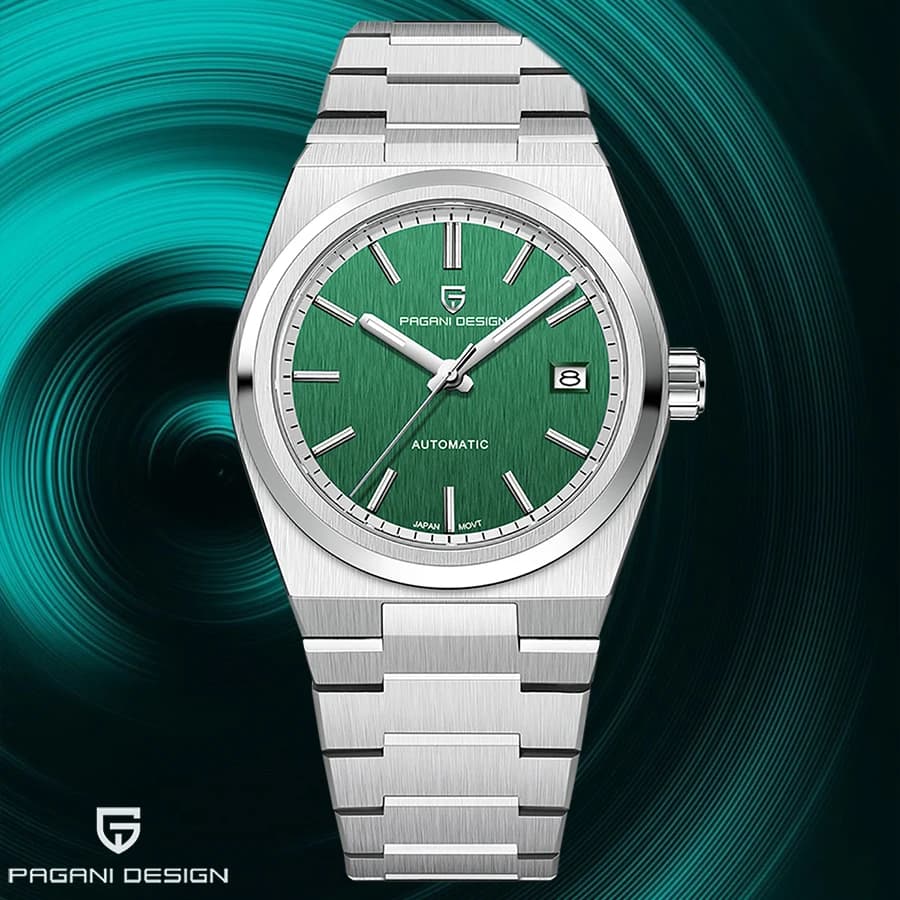 PAGANI DESIGN Men's automatic mechanical wristwatch Sport 100MM Watch with ballast AR 40MM Businessman's watch PD1753