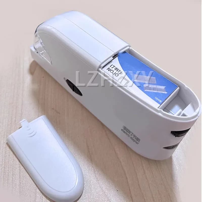 Automatic Heavy Duty Electric Stapler Table Stapler for Office Desk 2-20 Sheet Max Fit for 10# Staples Office Supplies