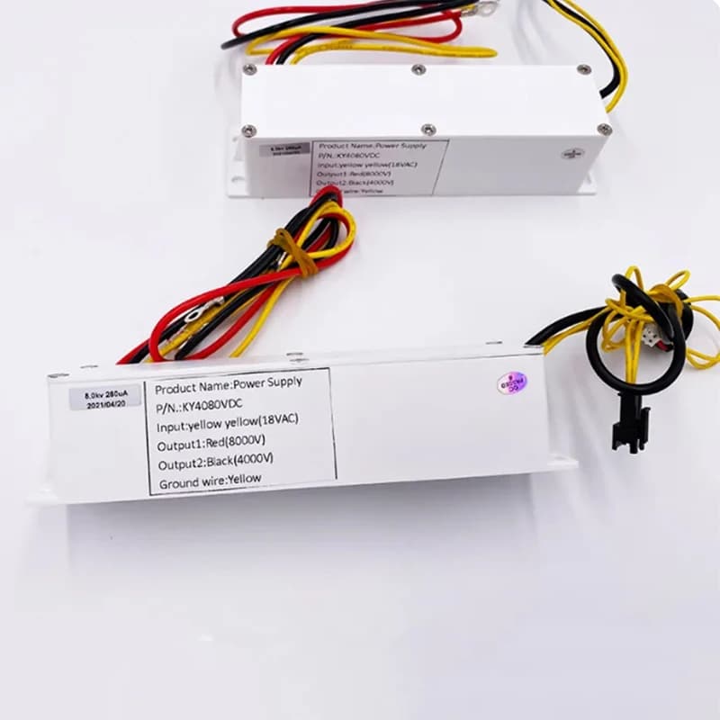 Alimentatore ad alta tensione 4000V 8000V doppio per filtro ESP sistema precipitatore elettrostatico purificatore d'aria parte HVAC