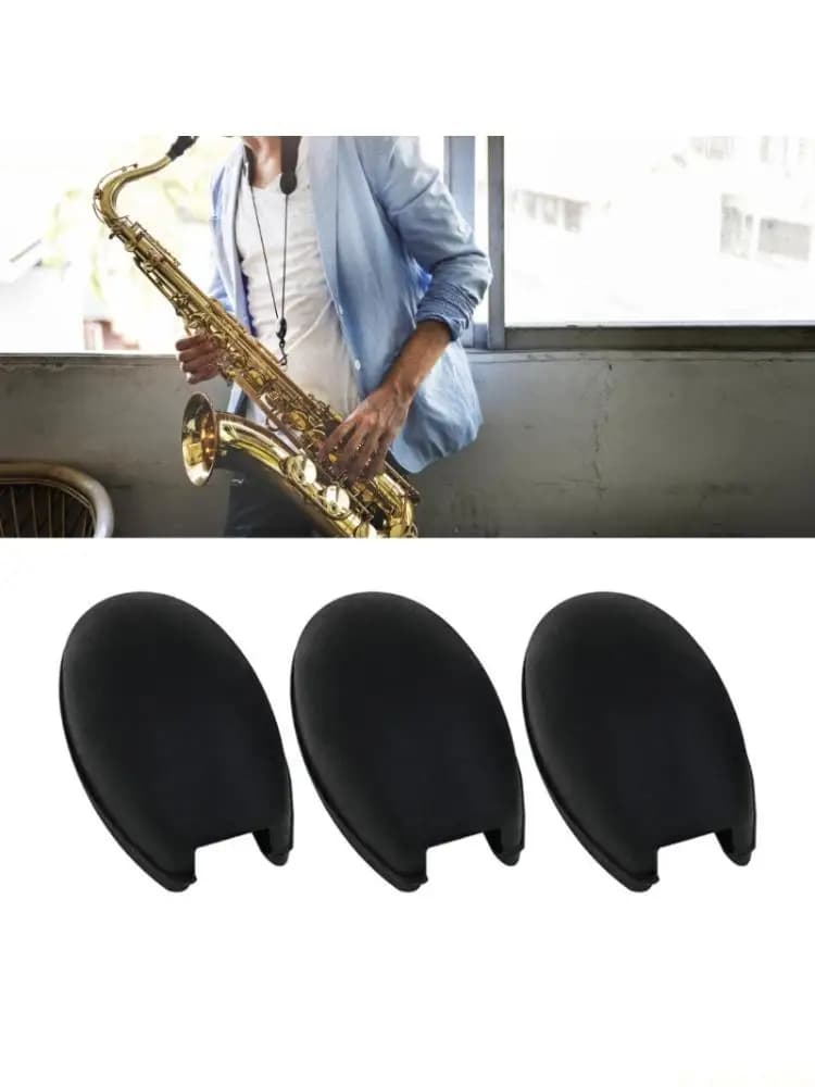 M5TC Multifunctional Saxophone Thumb Cushion with Noise Reduction Finger Rest Cover Perfect for Smooth and Quiet Performances