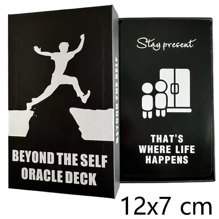 12x7 cm Beyond The Self Oracle Cover Box Deck Giochi di carte