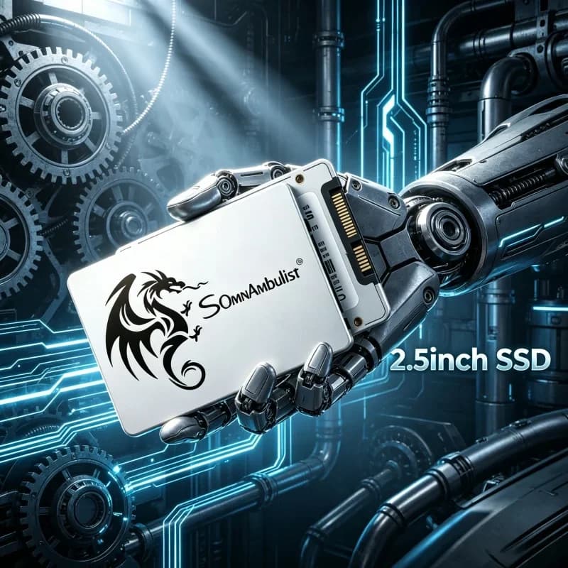 2026 Budget SomnAmbulist SATA III Internal SSD 64GB-2TB, Fast Boot Solid Drive for Desktop PC Upgrade