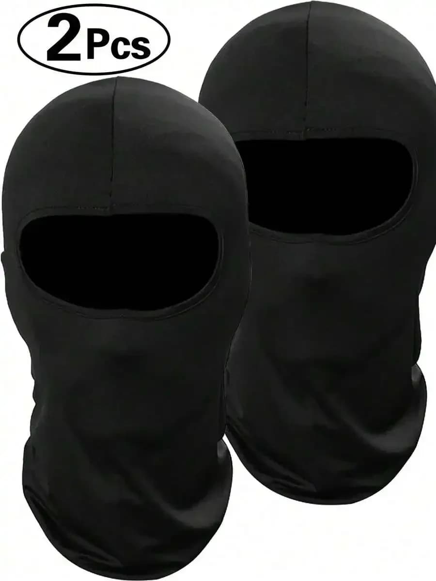 2 packs of face masks Balaclava, ski masks for men and women, anti-wind scarf with UV protection for motorcycle, snowboard, cycling