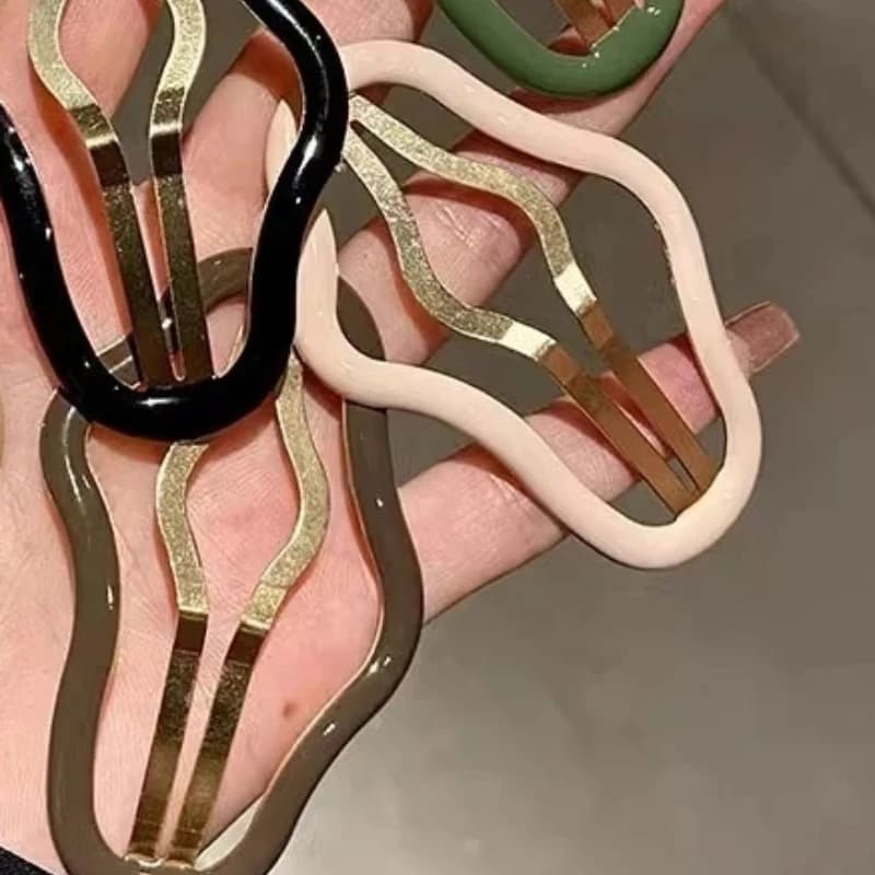 Fermagli per capelli coreani a forma di nuvola, fermagli a barretta BB cavi, accessori per capelli da donna e ragazza, dolci e solidi, per acconciature