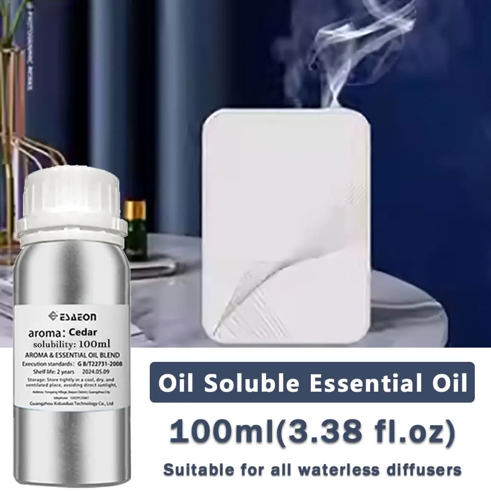 ESAEON Olio Essenziale di Cedro, Pera Inglese e Fresia 100ml (3.38 fl.oz), Per Tutti i Diffusori Senza Acqua, Macchine per Aromaterapia, Aromaterapia con Bastoncini