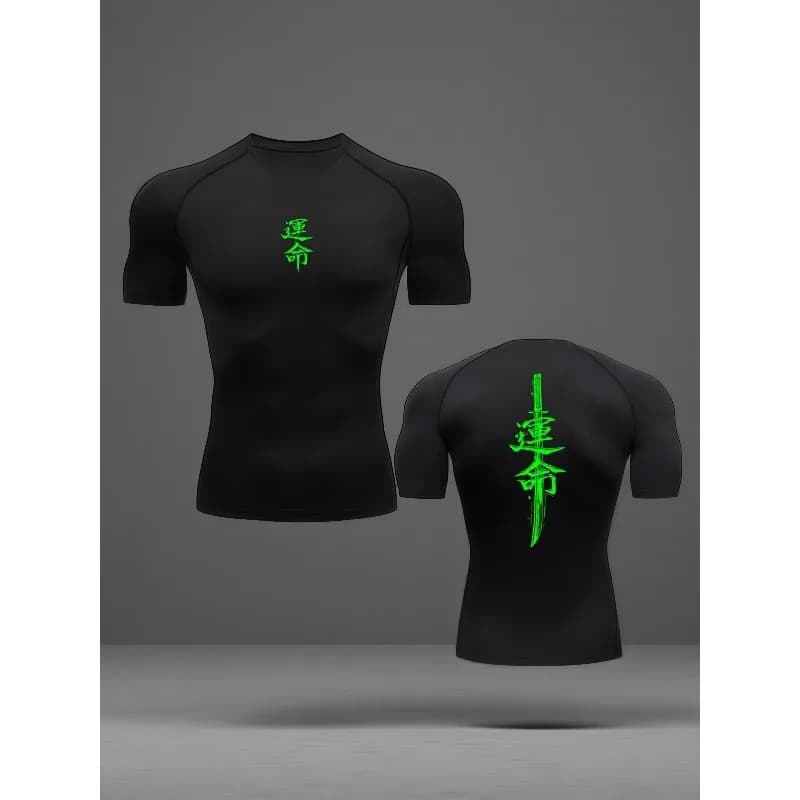 Abbigliamento Sportivo e Casual alla Moda per Uomo, Tessuto Traspirante e Assorbente, Asciugatura Rapida, Tuta Elastica per Jogging e Allenamento