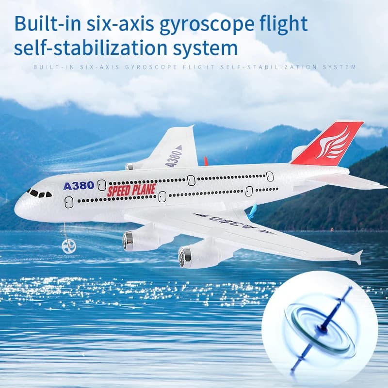 Airbus A380 RC Aircraft 2.4G Fixed Wing Boeing 747 Remote Control Airplane Model Outdoor RC Airplane Toys Kids