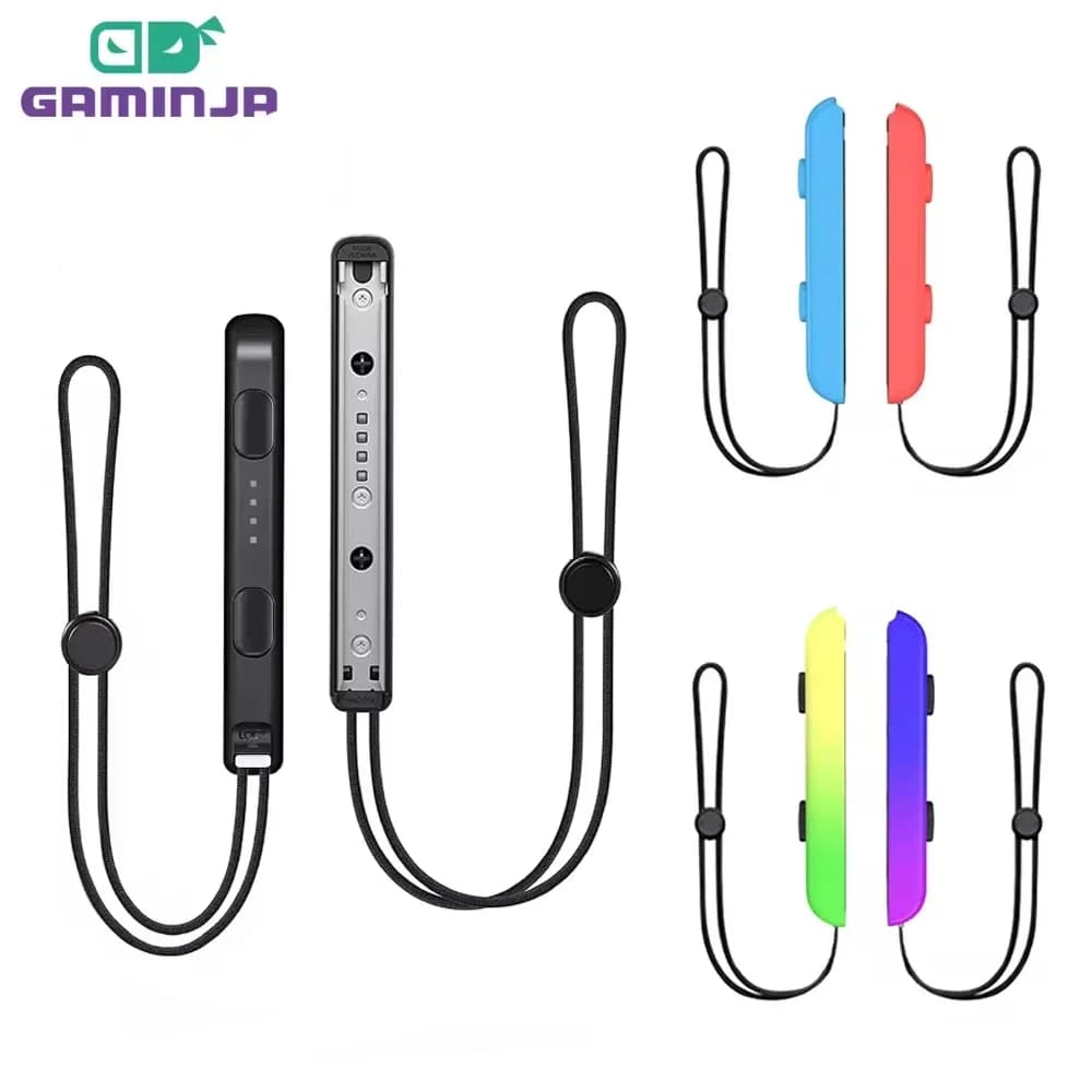 GAMINJA For Nintend Switch and Controller Gamepad OLED Gamepad Hand Racing Joy-con Wrist Strap Laptop Video Games Accessories